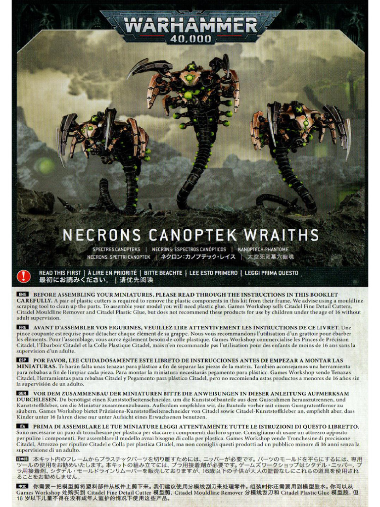 Canoptek Wraiths / Spectres Canopteks - Necrons - Warhammer 40.000 / C