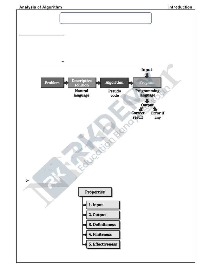 Introduction aoa pdf time complexity computers