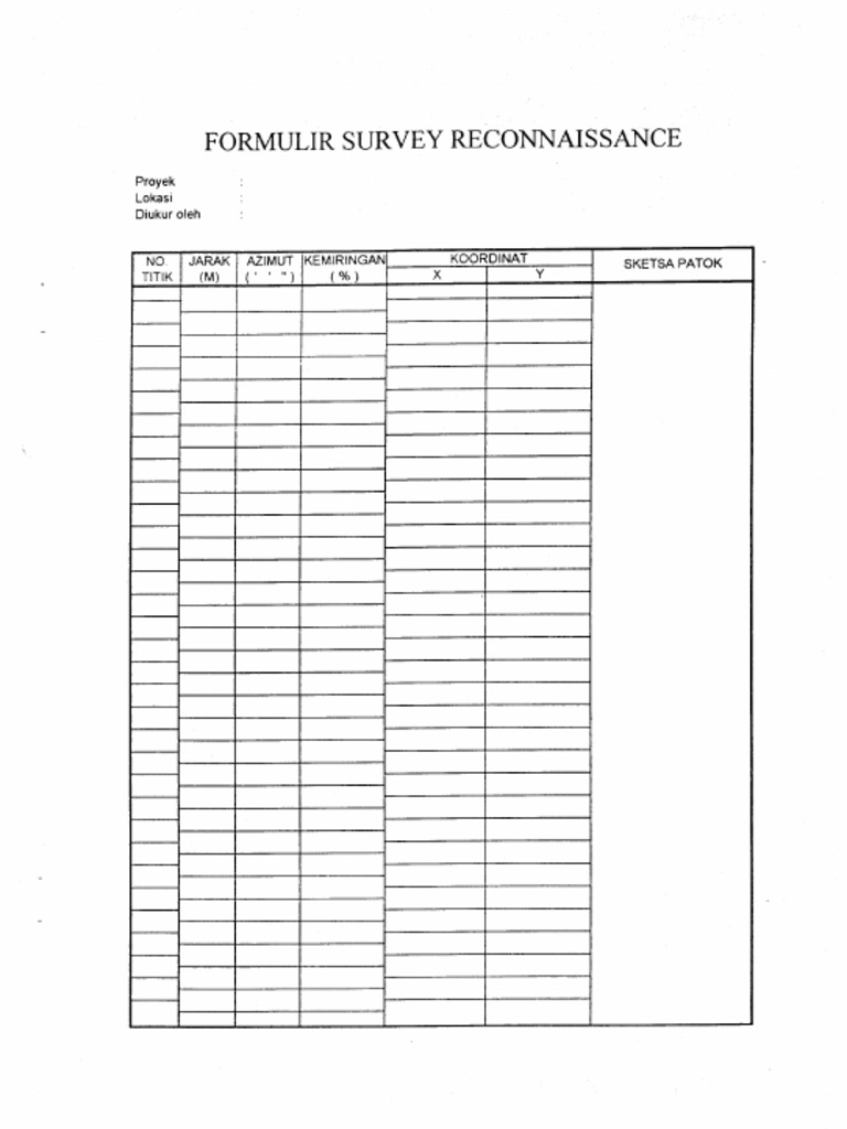 Form Recon | PDF