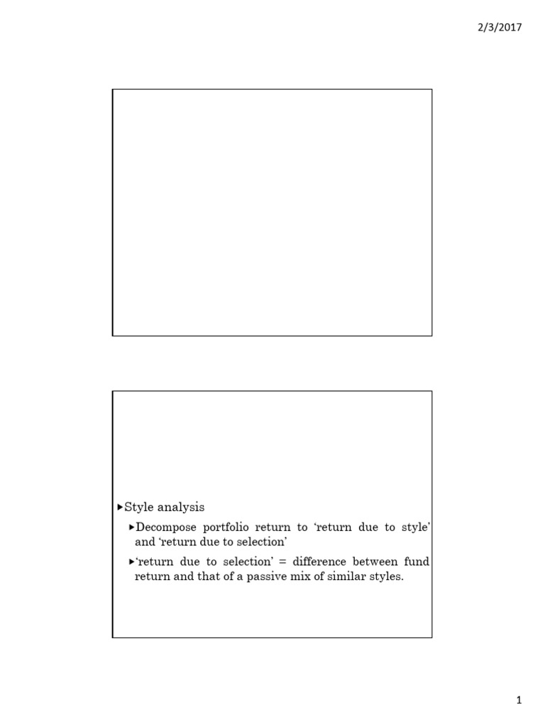 Style Analysis | PDF