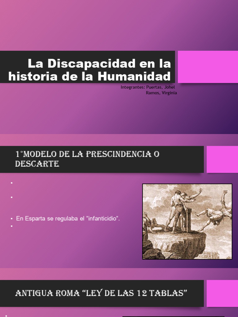 LA dISCAPACIDAD EN LA HISTORIA DE LA HUMANIDAD | PDF | Invalidez