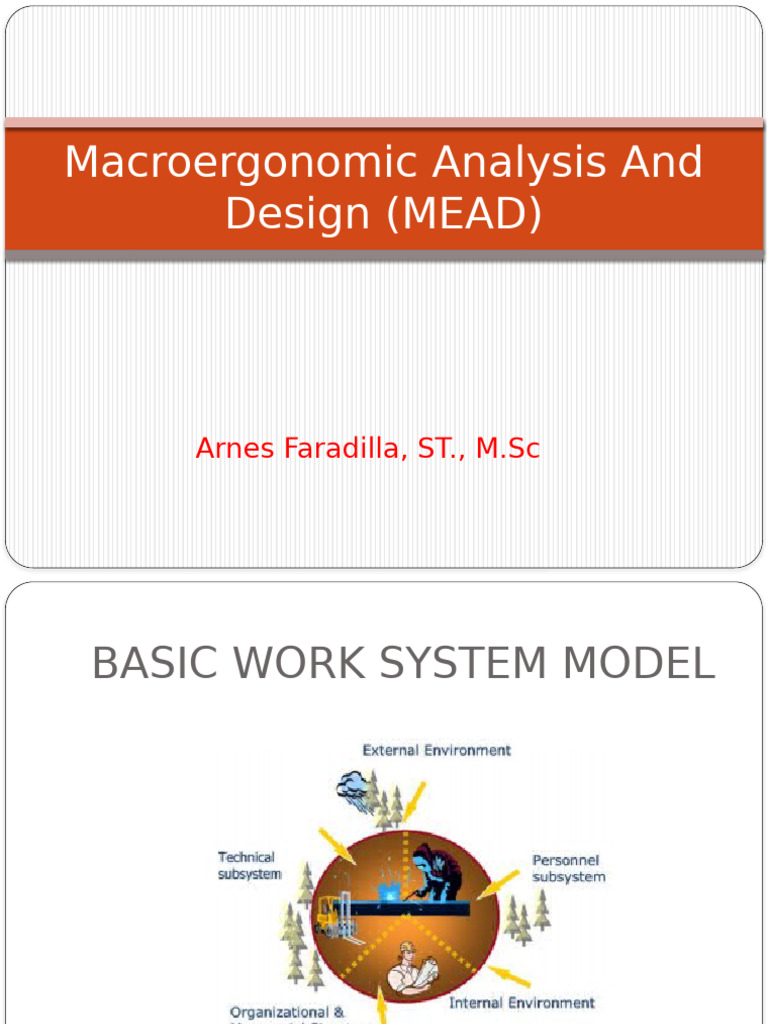 P9 - Macroergonomic Analysis and Design | PDF