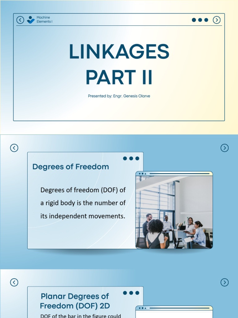 Machine Elements I Linkages Part 2 1 Pdf