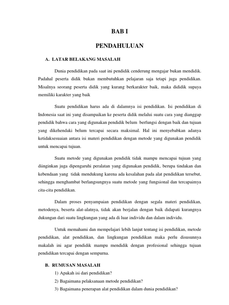 Makalah Ilmu Pendidikan