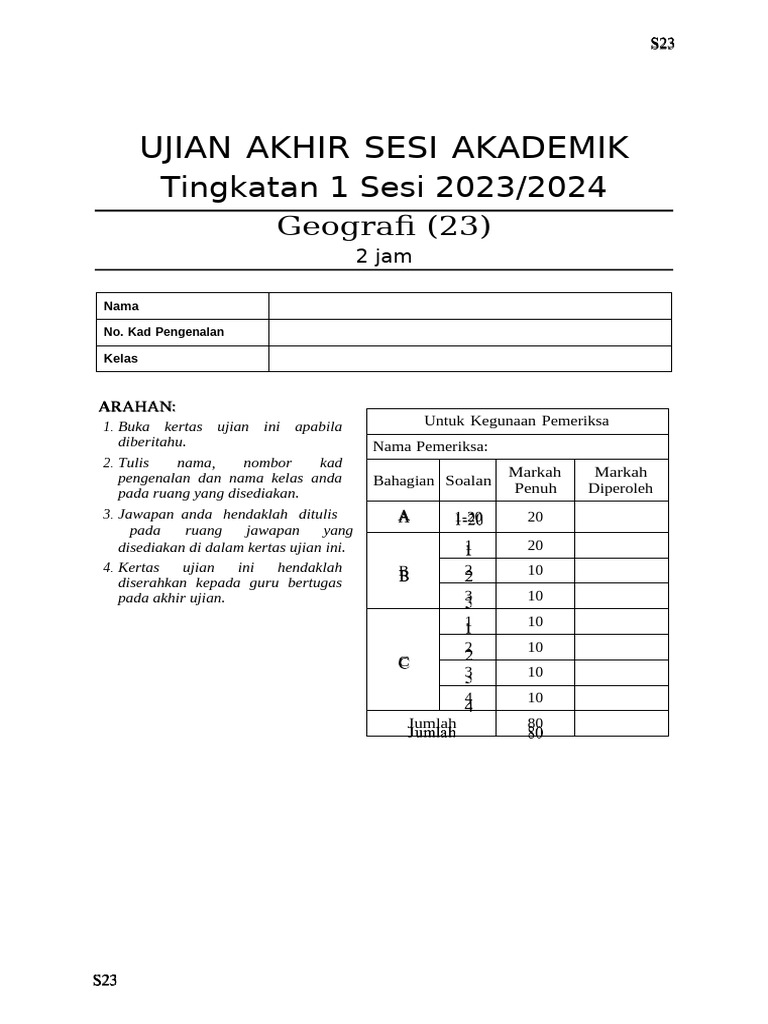 Geo F1 | PDF