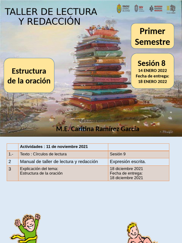 Estructura de La Oracion | PDF | Verbo | Plural