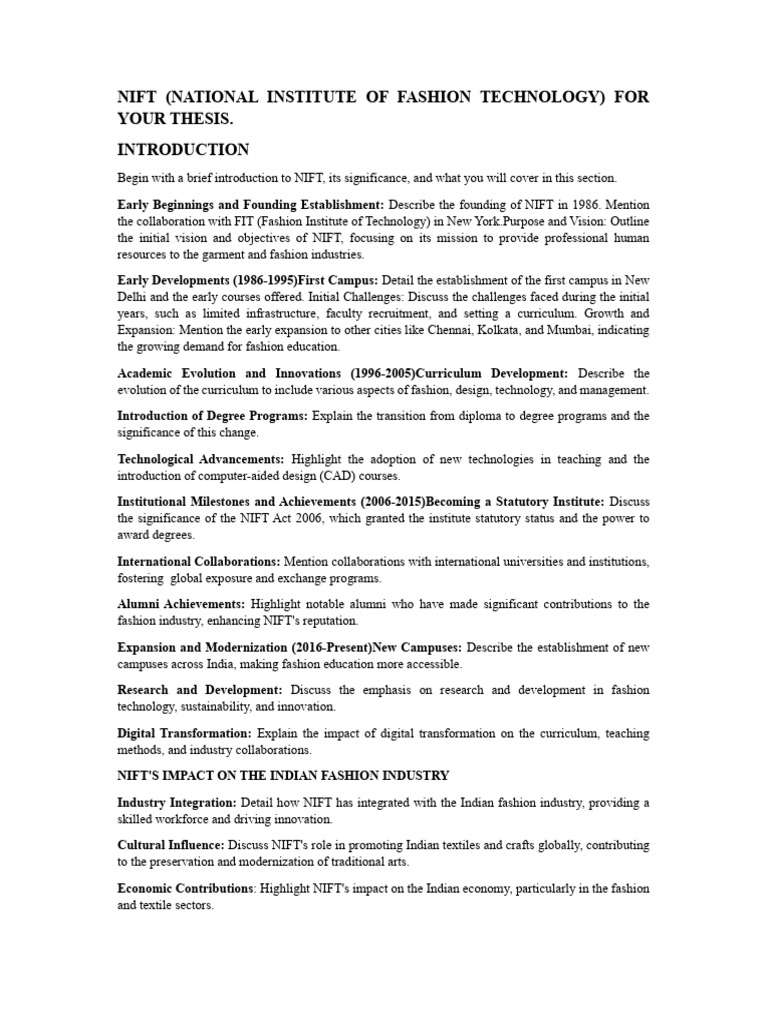 NIFT | PDF