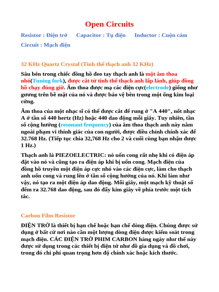 Open Circuits | PDF