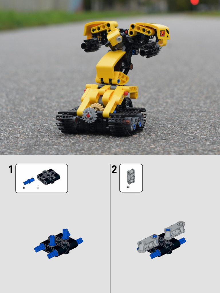 T-1 Battlefield Robot Building Instruction | PDF