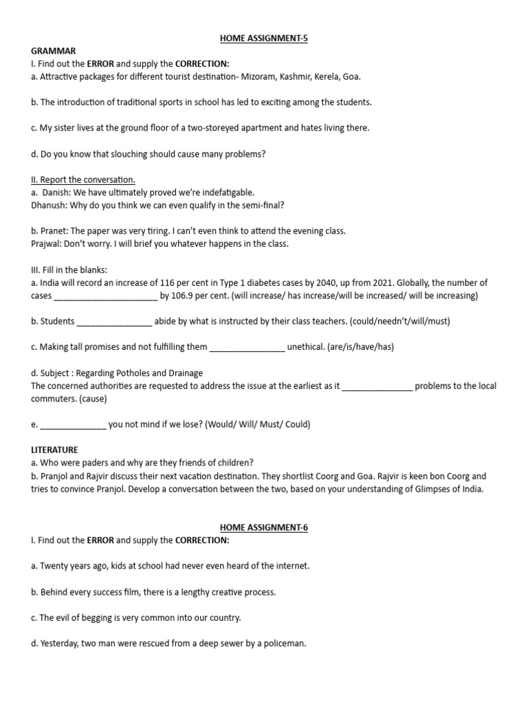 Home Assignment X (5 6) | PDF