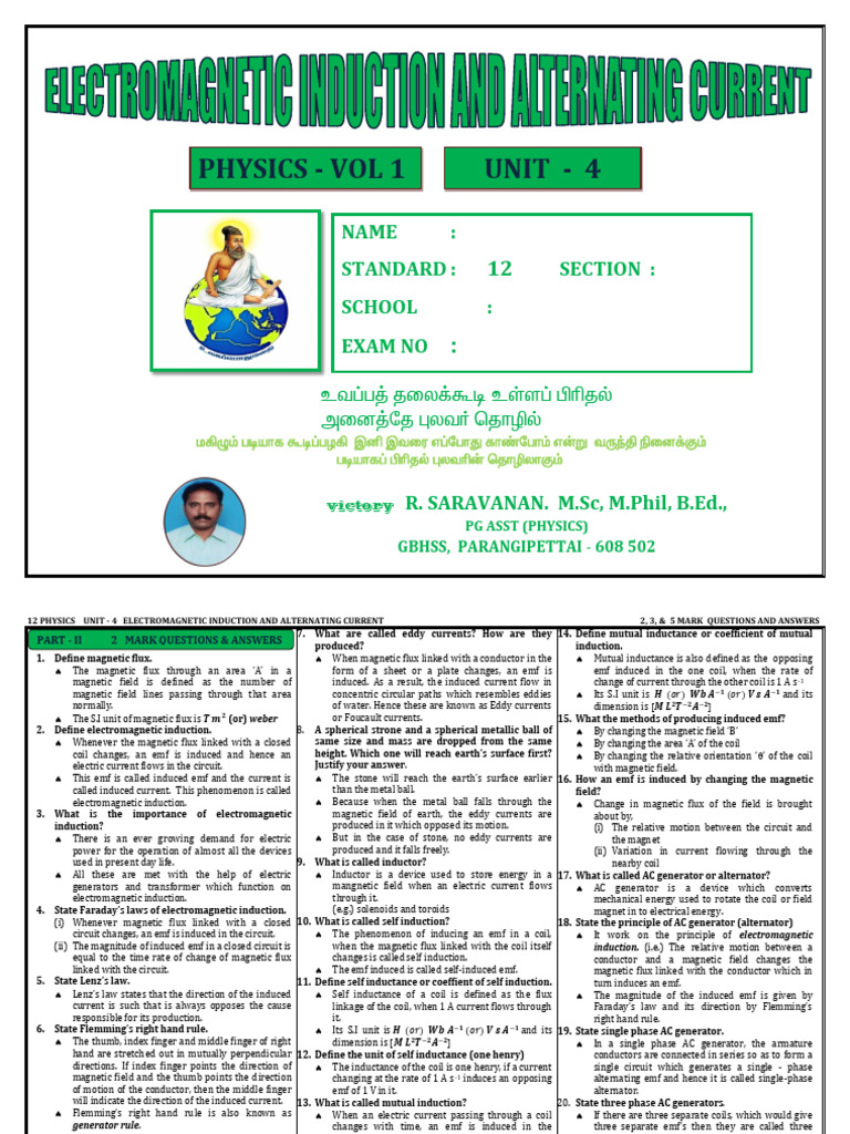 12 Unit 4 EM Original (Revised) | PDF
