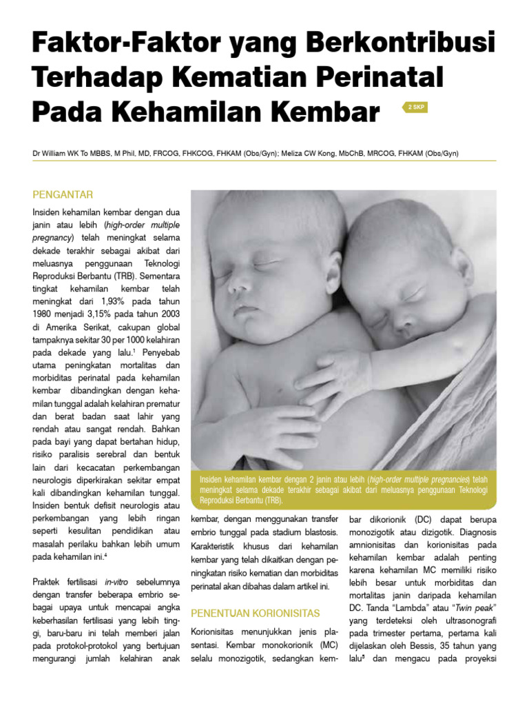02.faktor Kontribusi KematianGemeli | PDF