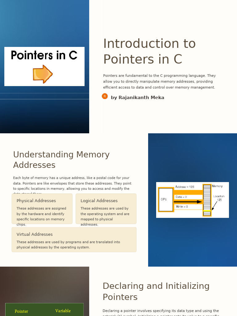 Introduction To Pointers in C | PDF