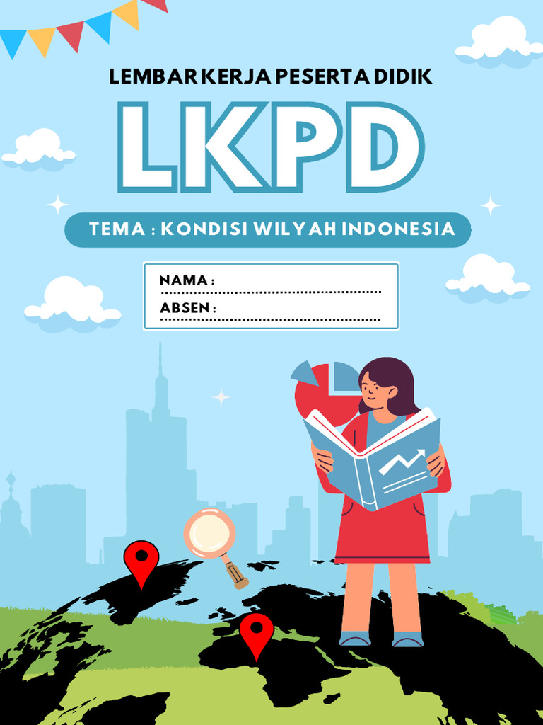 Sampul LKPD IPA Tema Panca Indra Manusia Biru Dan Hijau Ilustratif ...