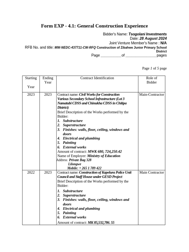 Form EXP | PDF