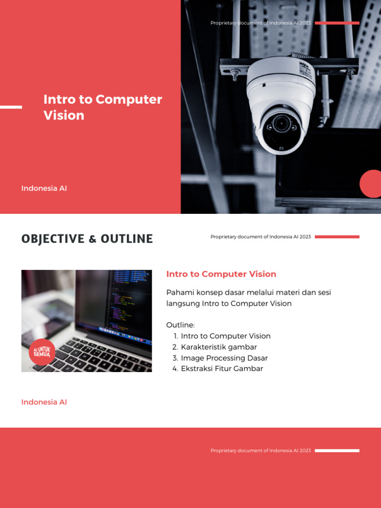 Sesi 9 Intro To Computer Vision | PDF