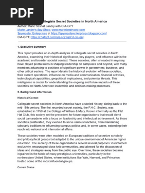 OSINT Report_ Collegiate Secret Societies in North America