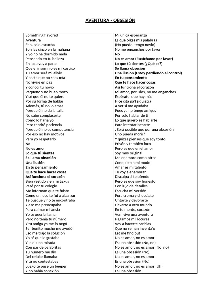 Letra de 