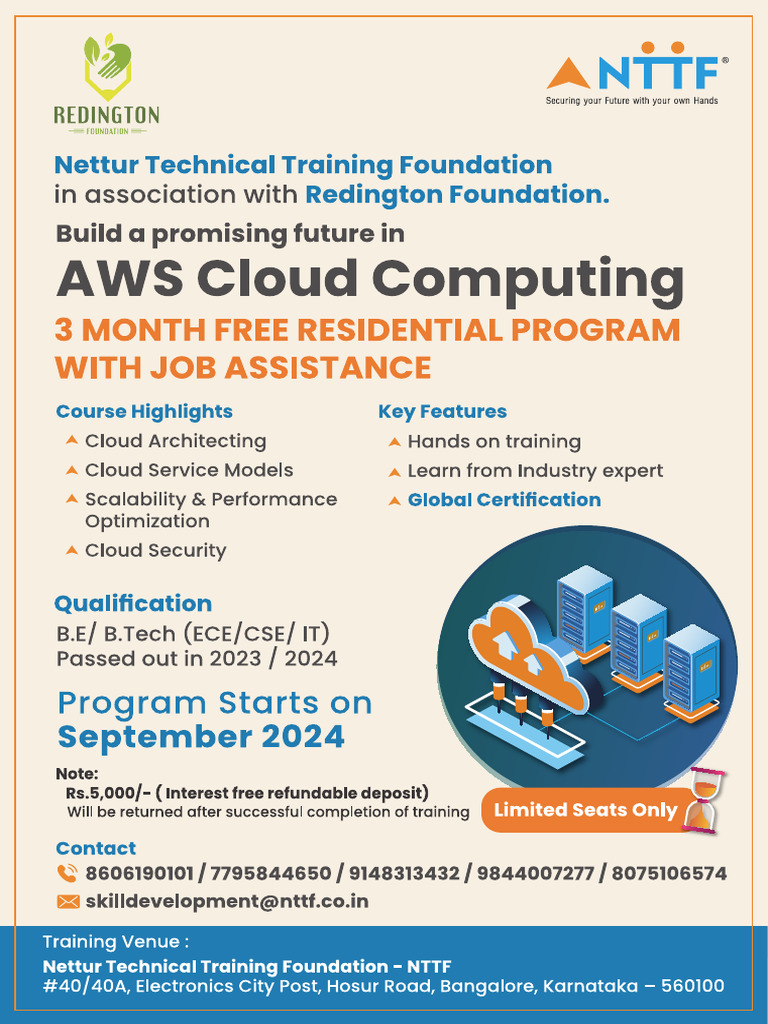 NTTF Cloud Computing Program | PDF