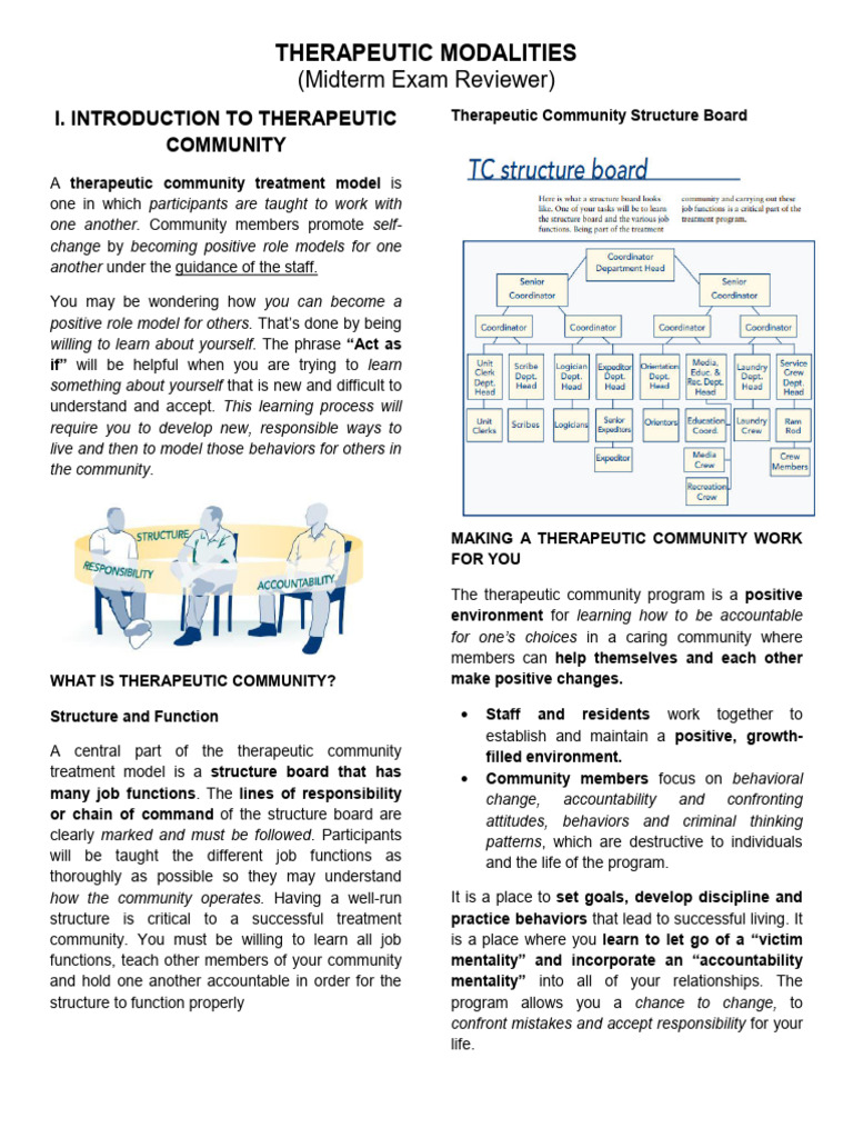 CA3 Therapeutic Modalities Overview | PDF | Learning | Psychology