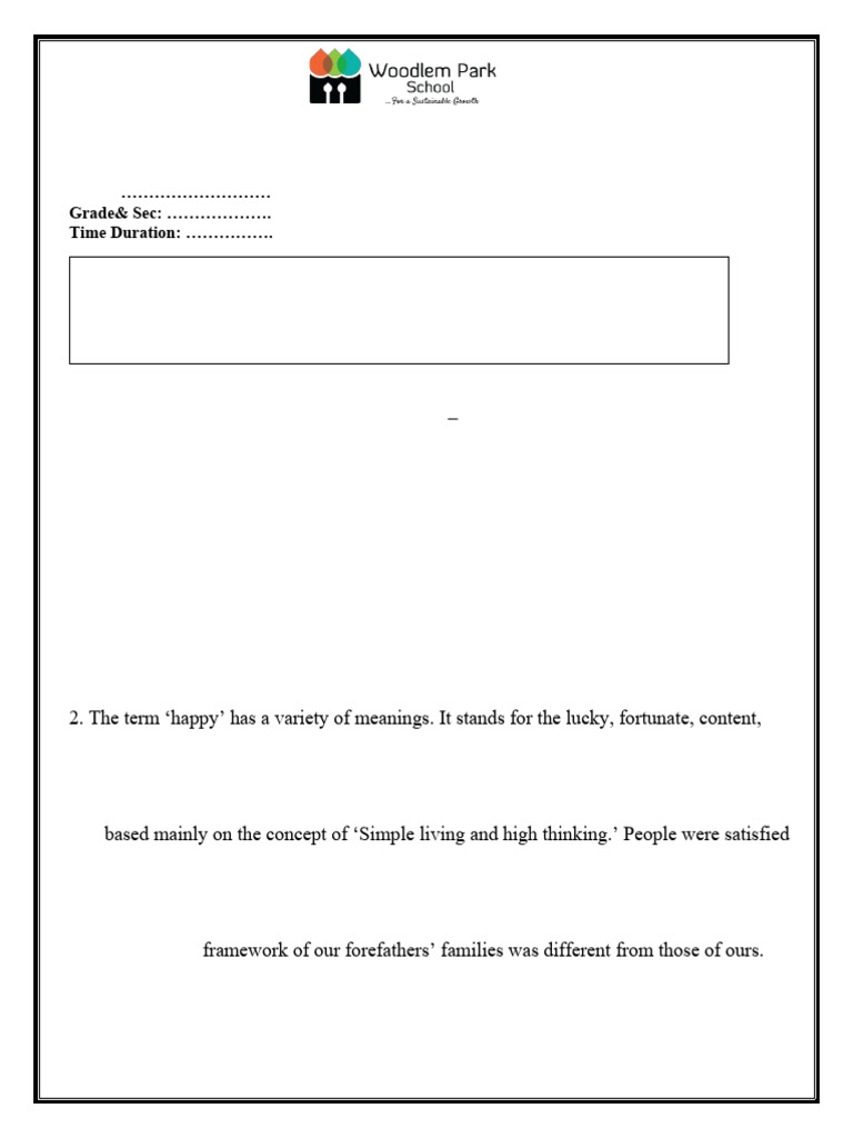 Grade 9 Model Qp 1 Pdf