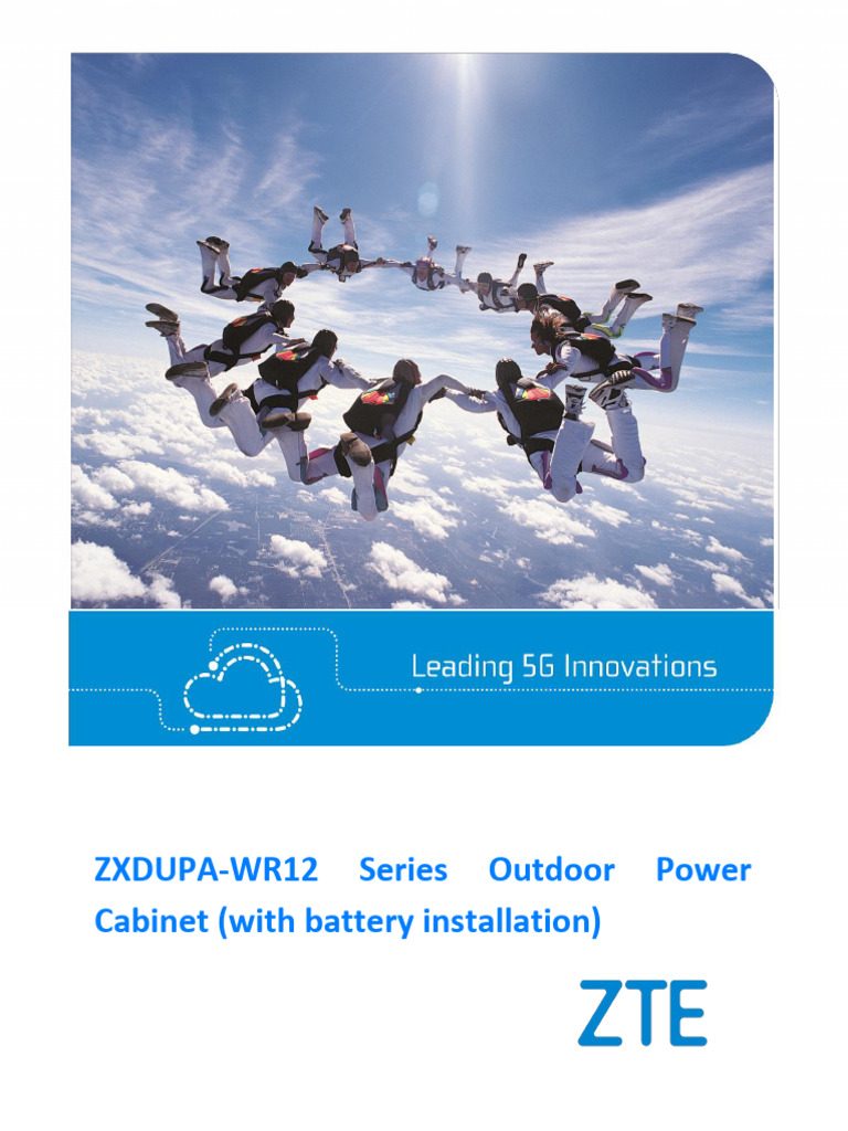 ZXDUPA-WR12 Series Outdoor Power Cabinet (With Battery) Datasheet
