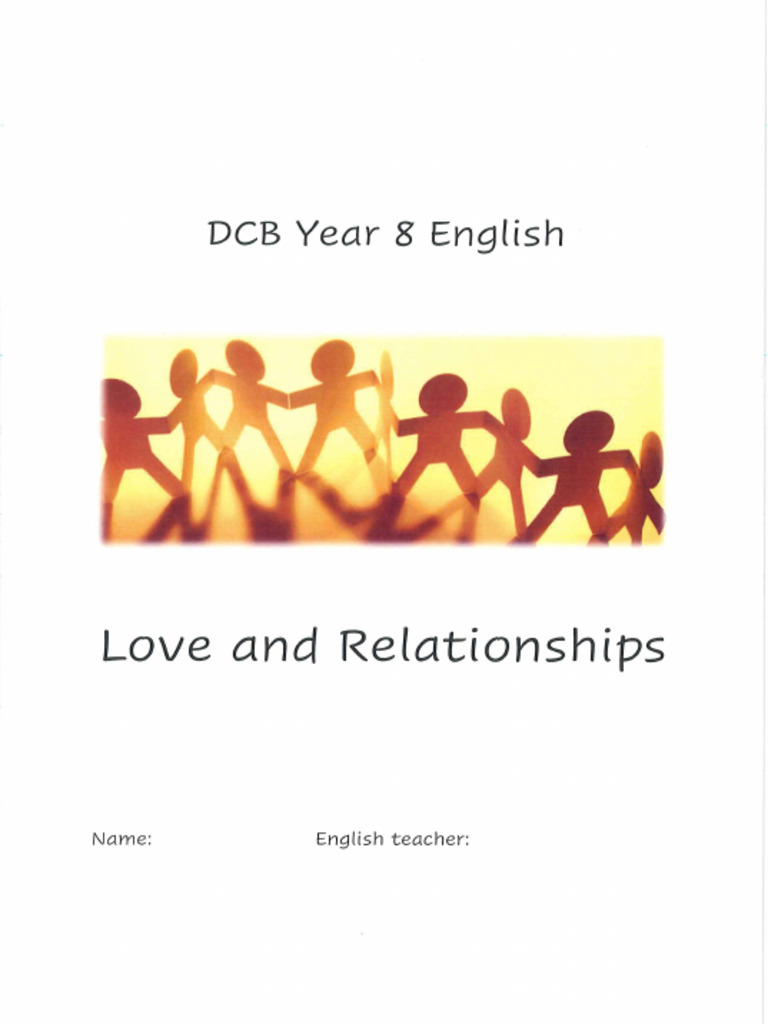 Love and Relationships Workbook | PDF
