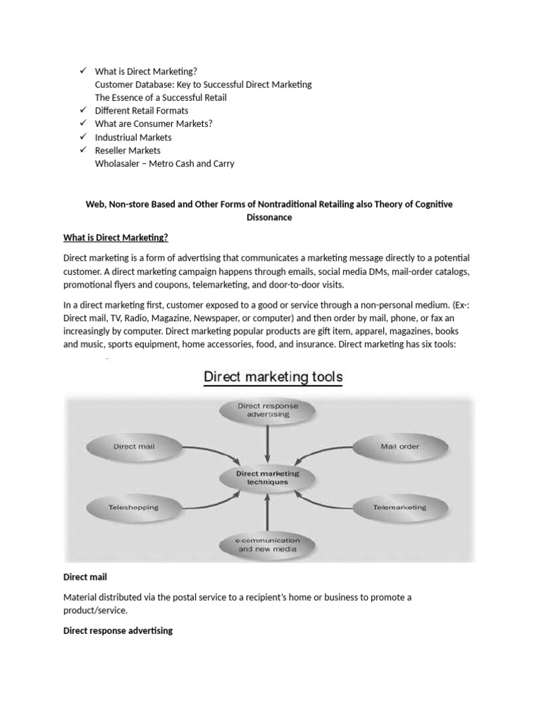 What Is Direct Marketing | PDF | Direct Marketing | Marketing