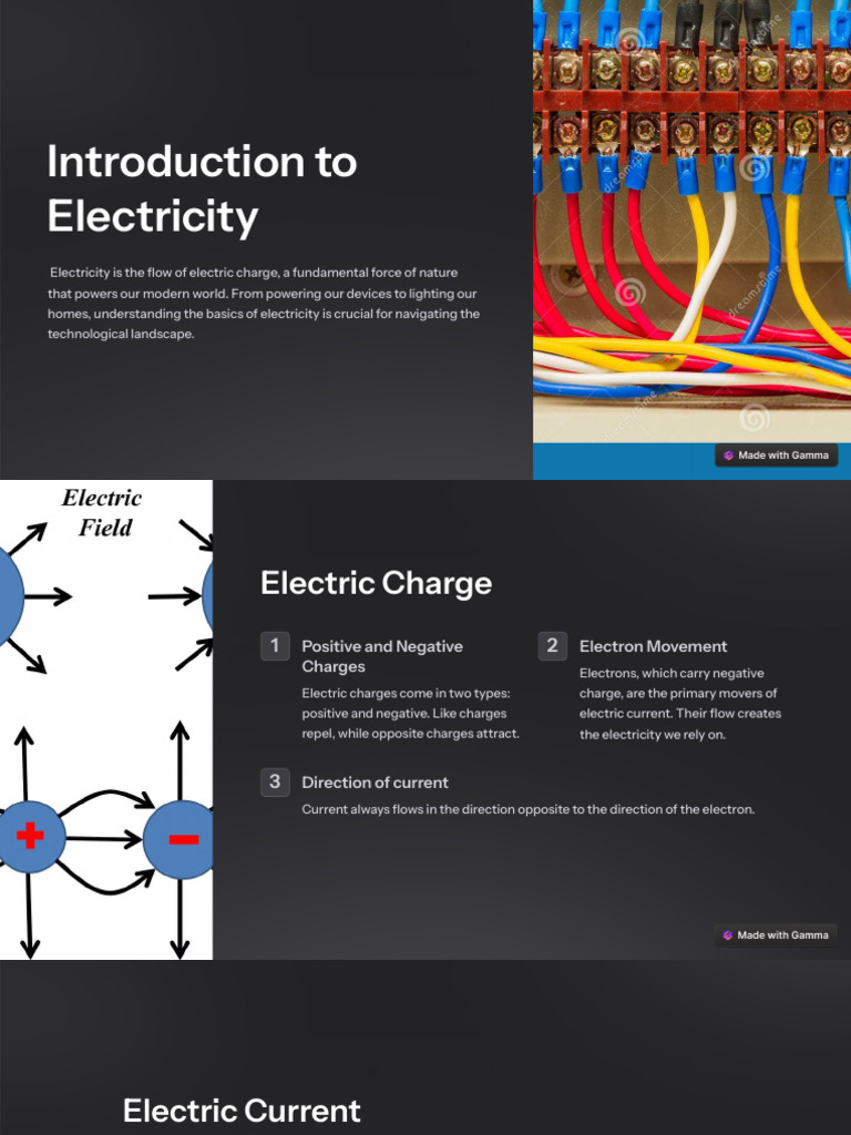 Introduction To Electricity | PDF