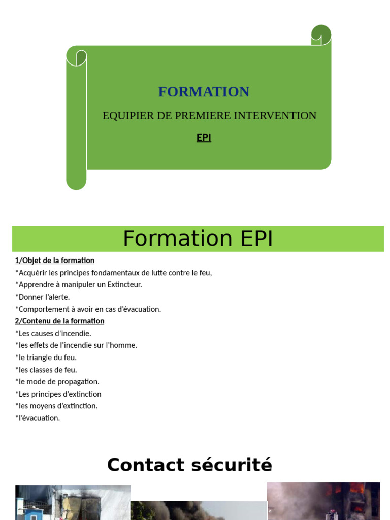 Formation EPI | PDF