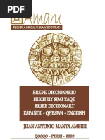 Download DICCIONARIO QUECHUA ESPAOL E INGLES by JESUS MANYA SALAS SN76348737 doc pdf