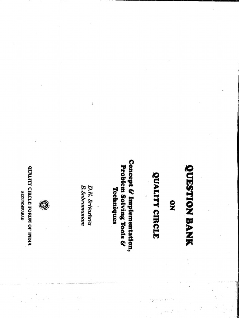 Qcfi Question Bank On QC | PDF