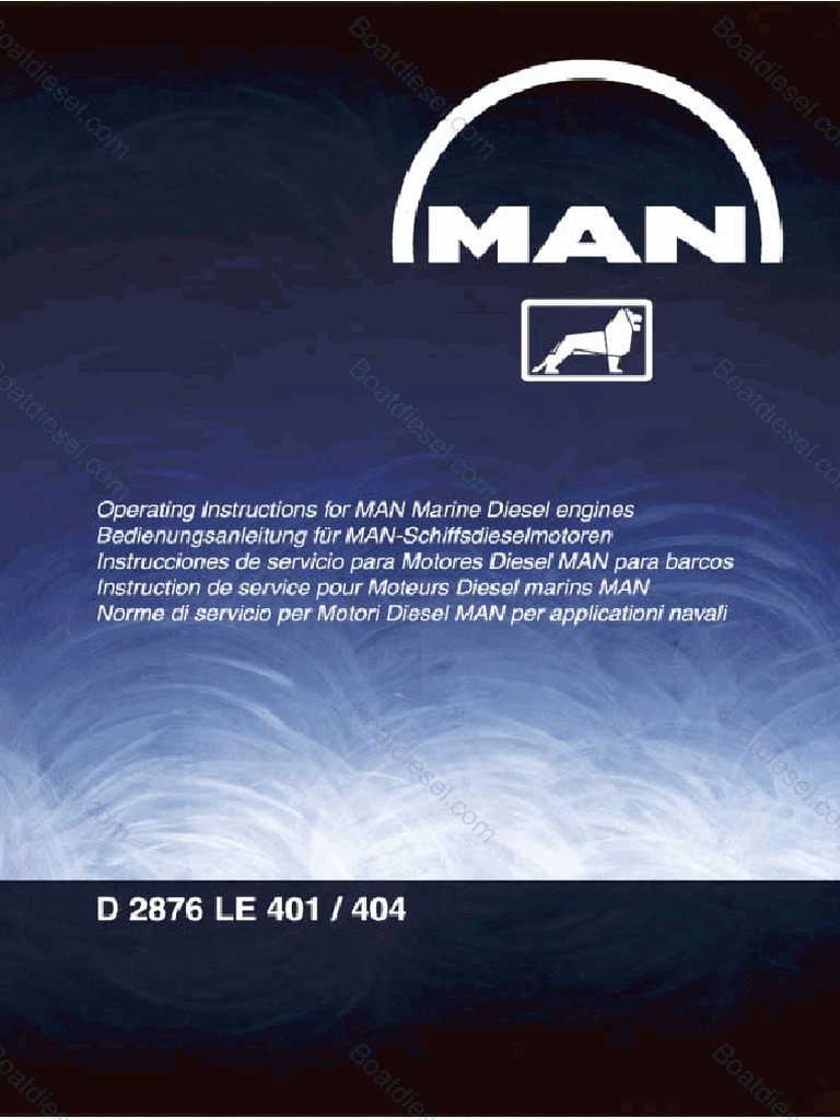 MAN - D2876LE401-D2876LE404 - Operating Instructions | PDF | Home & Garden