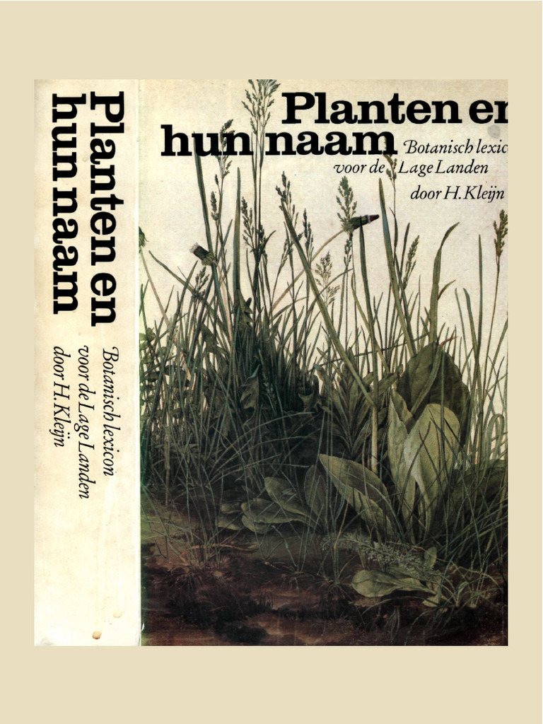 Planten en Hun Naam (Klein, 1970) | PDF, image size:768x1024