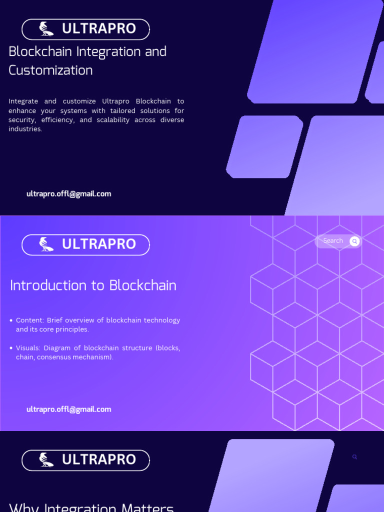 Blockchain Integration and Customization | PDF | Infographics | Computing