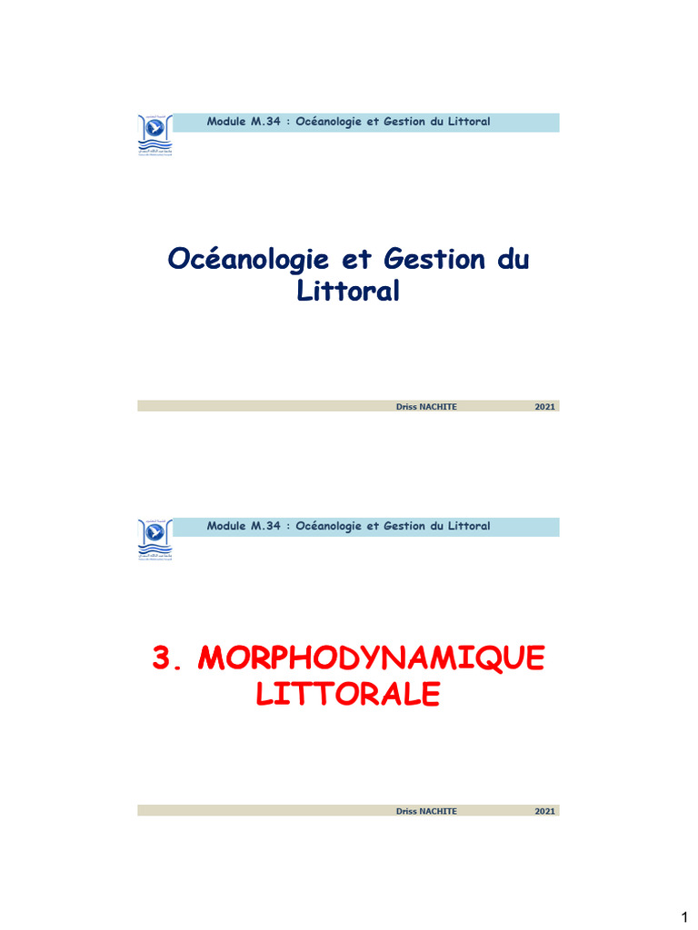 Morphologie et classification des côtes | PDF | Géomorphologie | Côte
