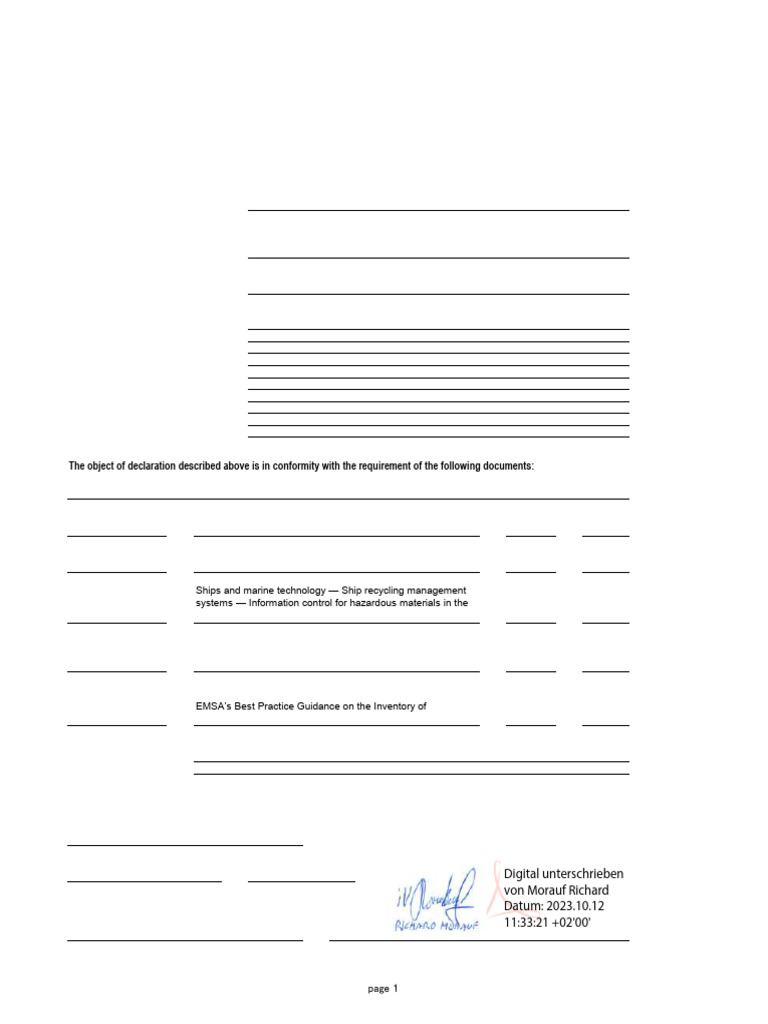 SDoC MD SITOP 202310 | PDF
