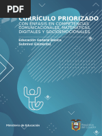 Curriculo Priorizado Con Enfasis en CC CM CD CS - Elemental
