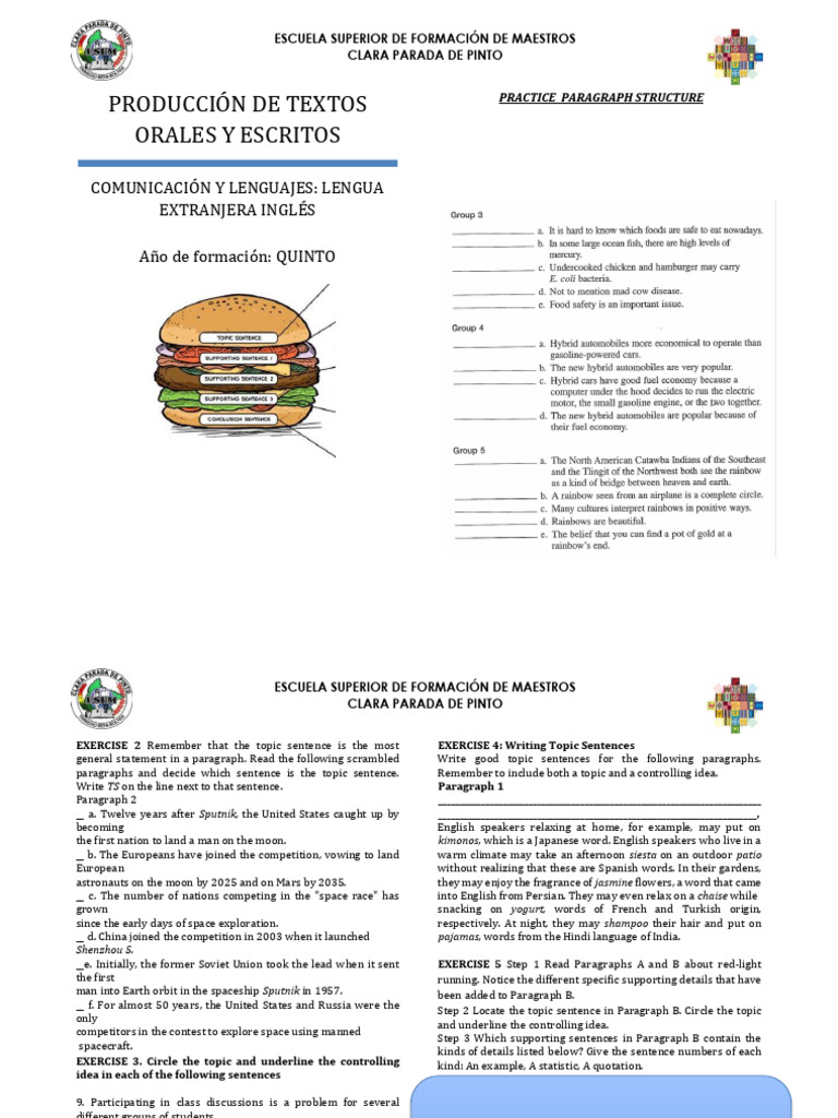 Practice Paragraph Structure | PDF | Spacecraft | Outer Space
