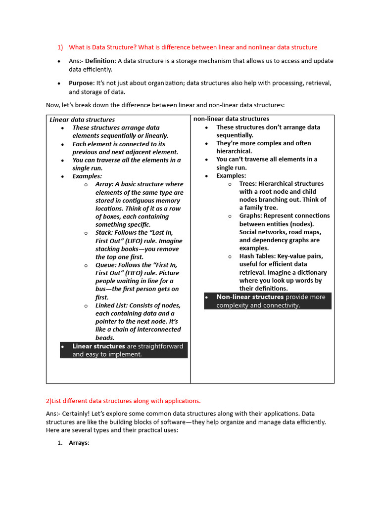 What Is Data Structure | PDF