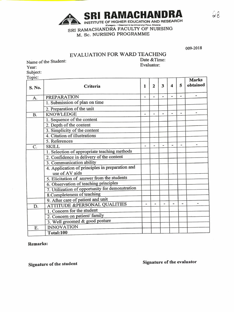 Ward Teaching | PDF