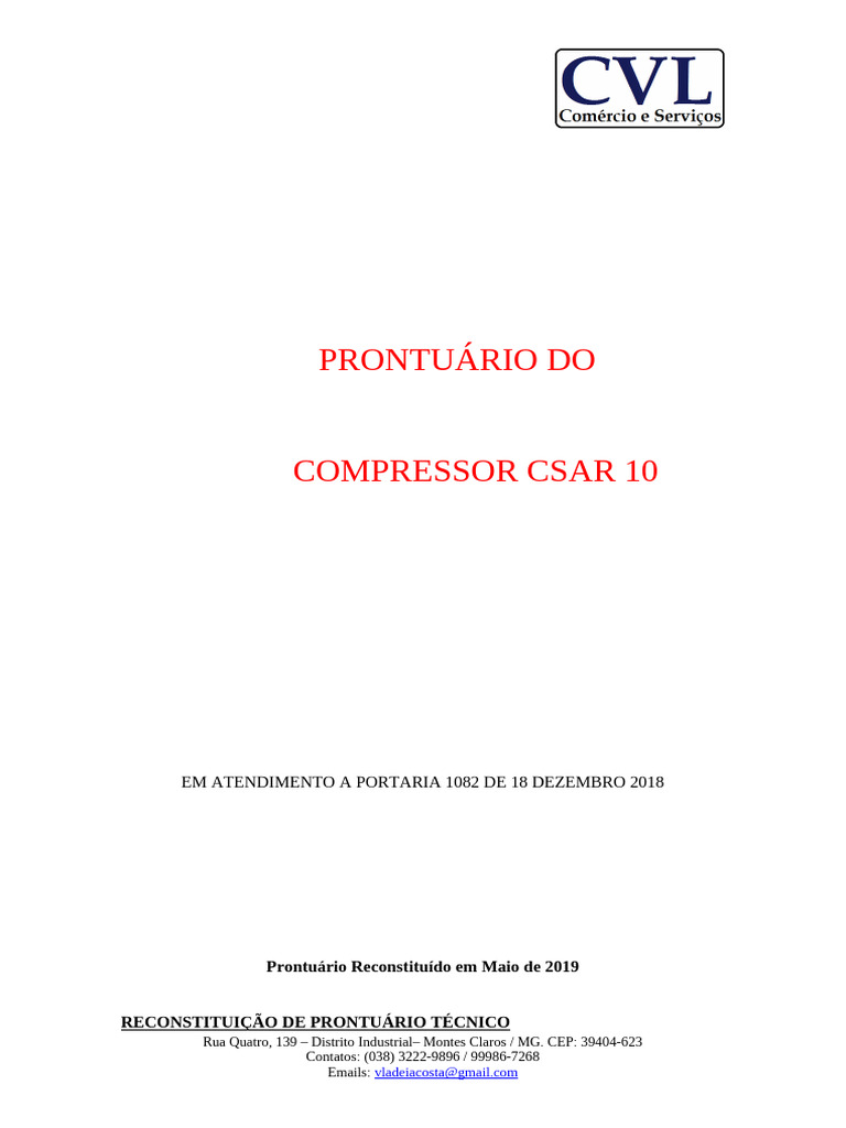 Prontuário CSAR 10 | PDF
