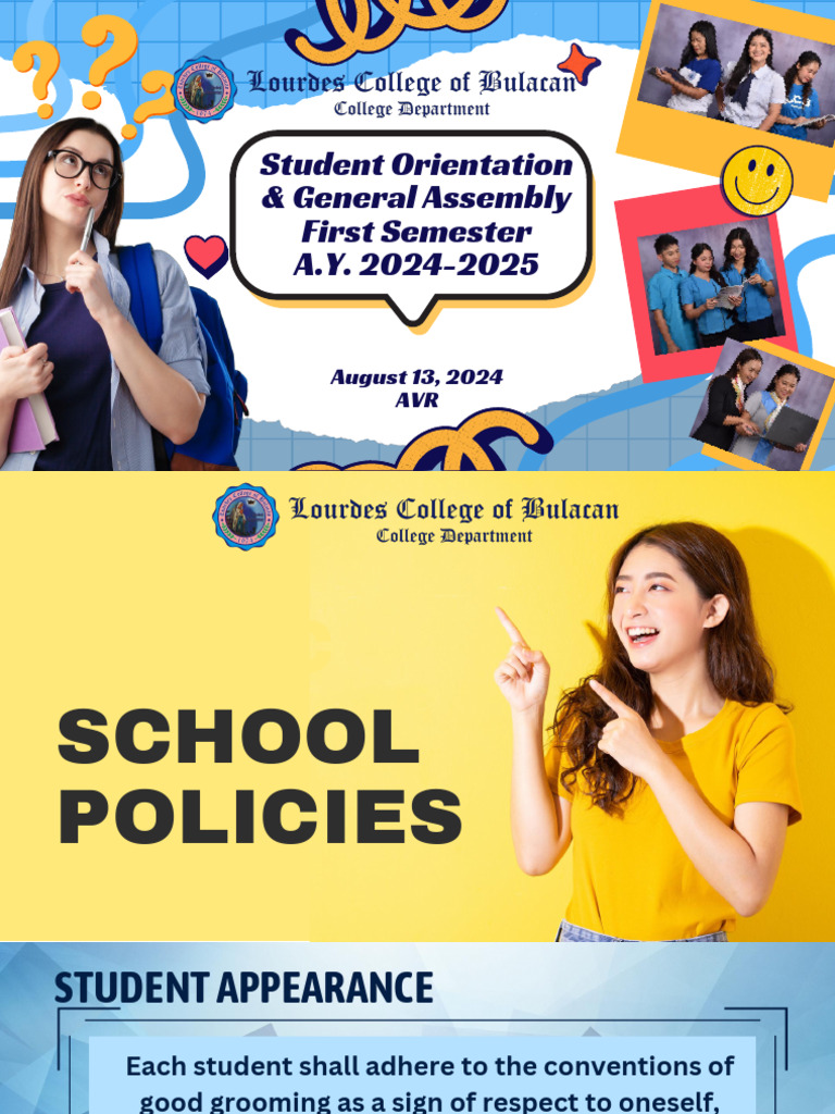 Student Orientation 1st Sem 24 25 Pdf