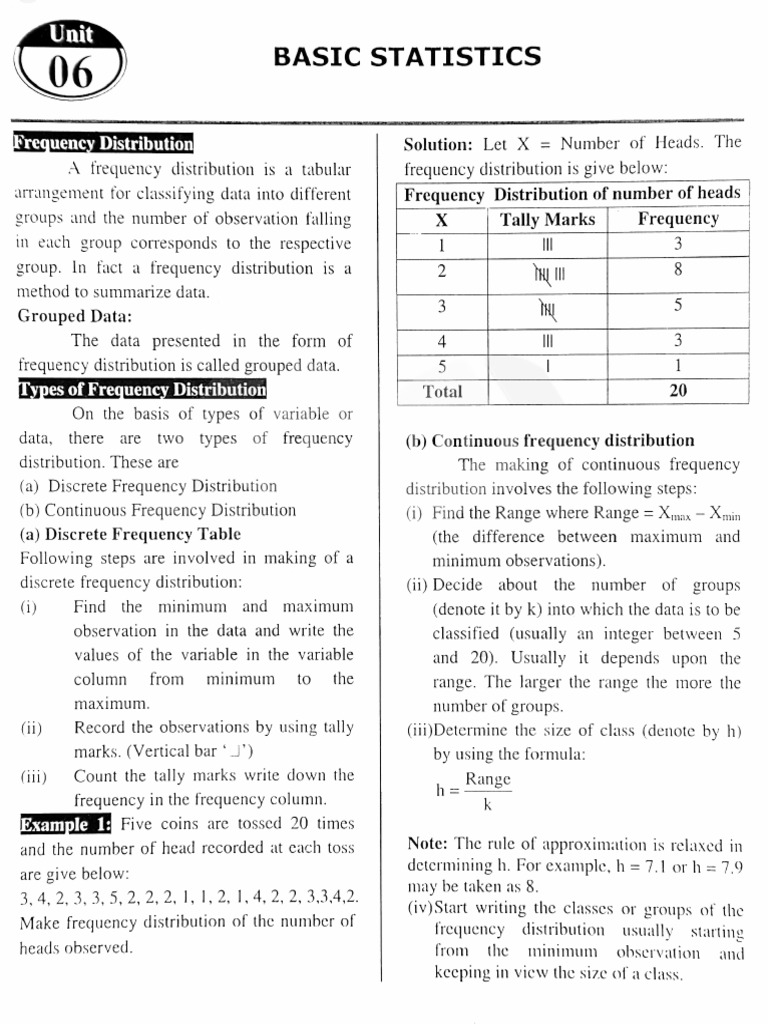 Maths Unit 6 | PDF