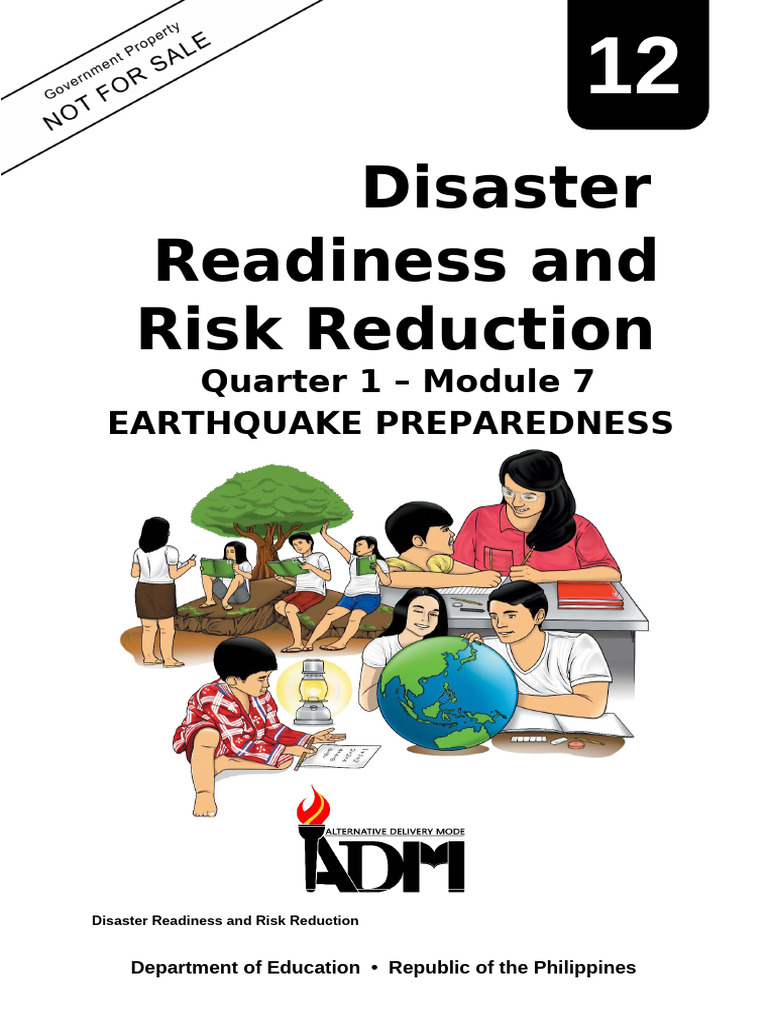 Disaster Readiness and Risk Reduction: Quarter 1 - Module 7 Earthquake ...