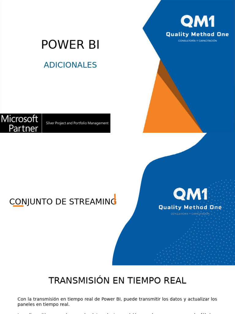 Streaming en Tiempo Real en Power BI | PDF | Computers
