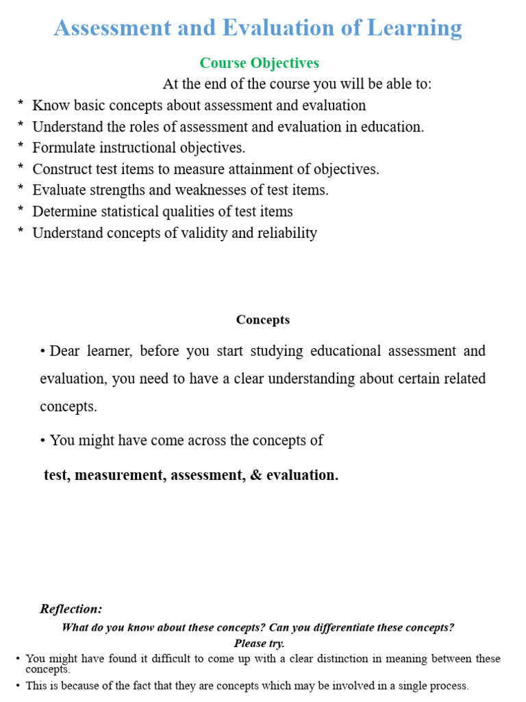 Understanding Assessment in Education | PDF | Educational Assessment ...