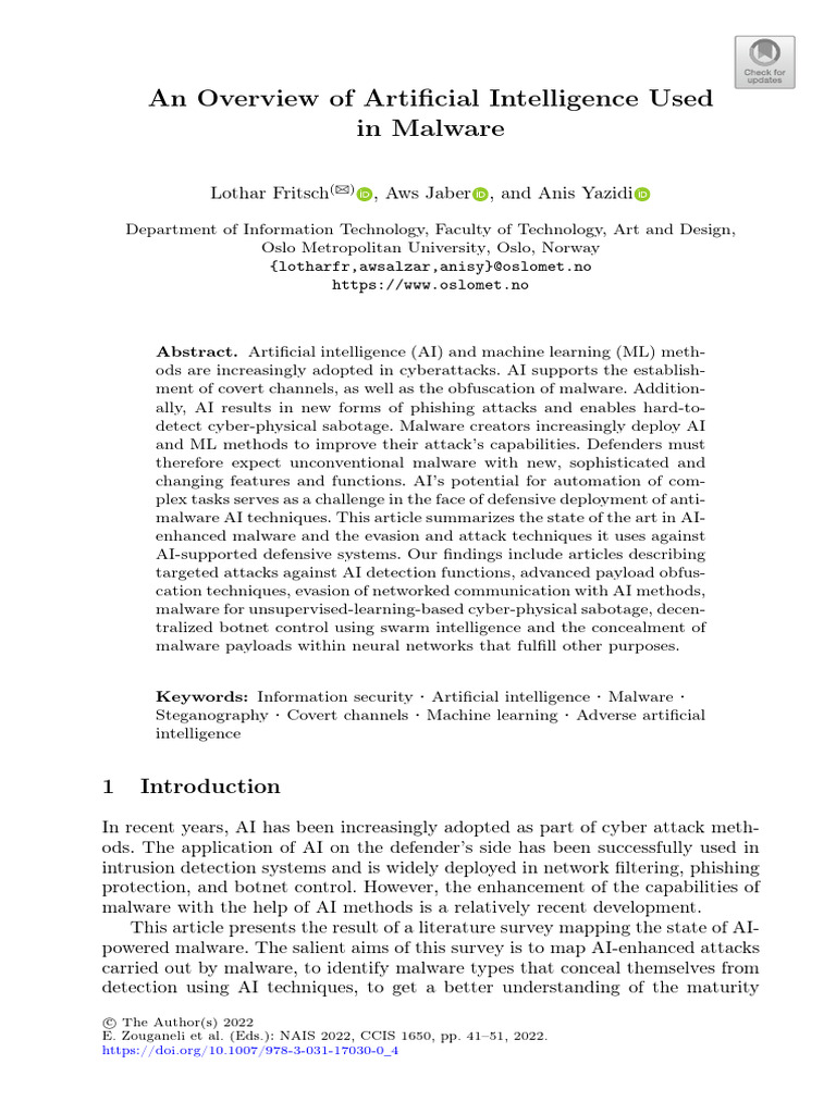 Overview Of Artificial Intelligence Pdf In Computer