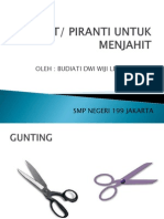 Alat Atau Piranti Untuk Menjahit