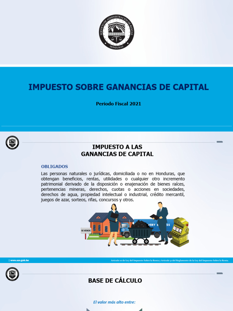 Ganancia De Capital Pdf